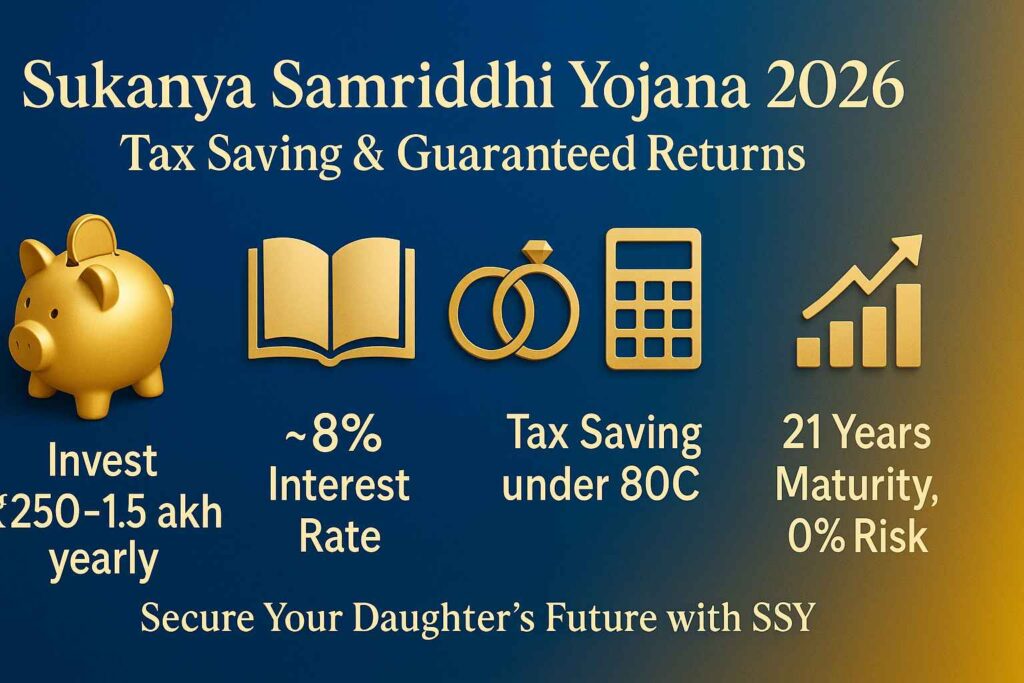 सुकन्या समृद्धि योजना 2026: बेटी के भविष्य के लिए टैक्स बचत और गारंटीड रिटर्न