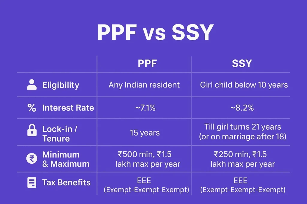 Sukanya Samriddhi Yojana or Public Provident Fund: Best Savings Scheme for 2026?